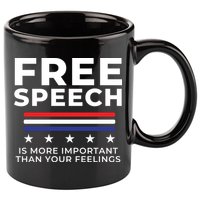 Free Speech Anti Cancel Culture 11oz C Handle Ceramic Mug