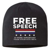 Free Speech Anti Cancel Culture Sustainable Beanie