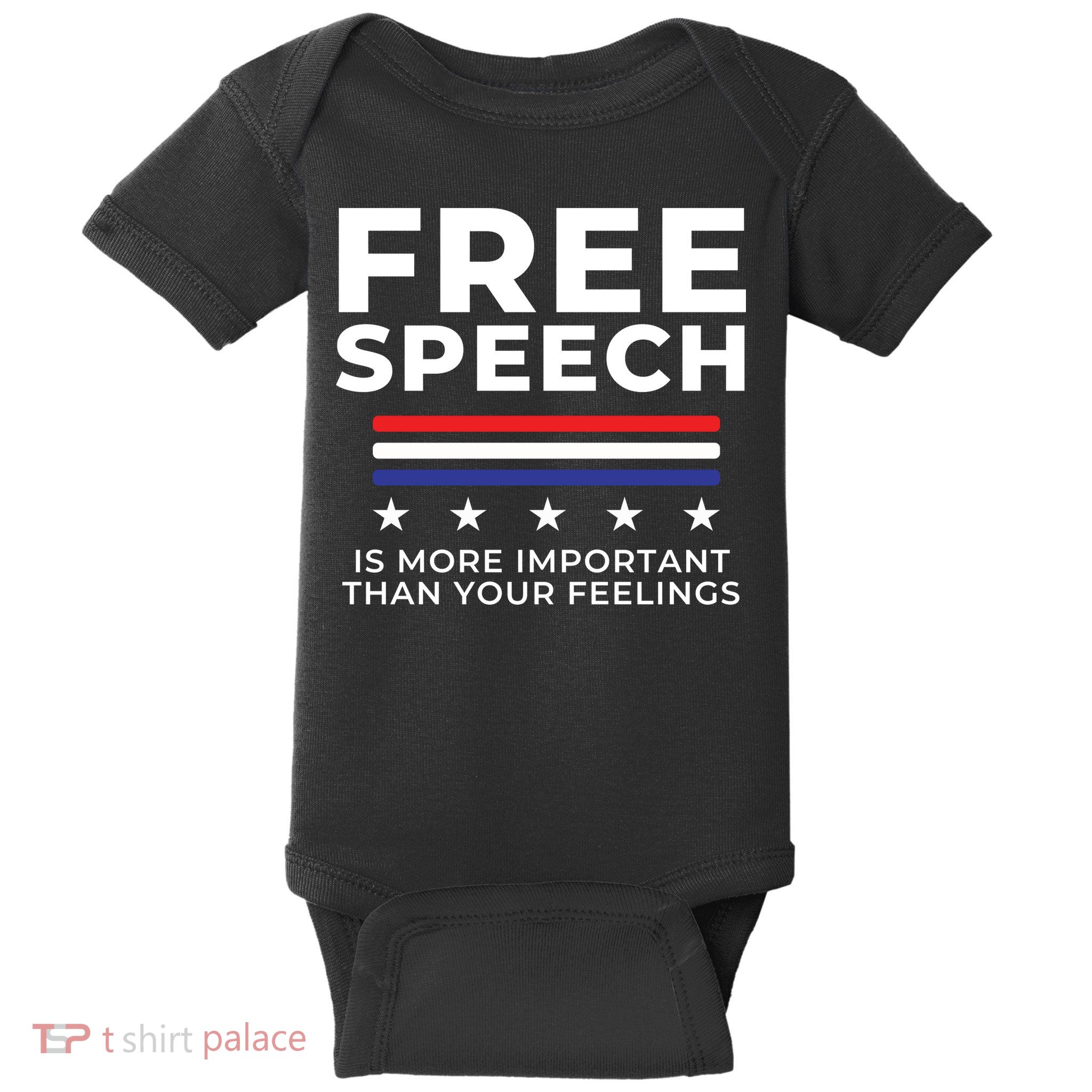 Free Speech Anti Cancel Culture Baby Bodysuit