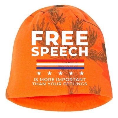 Free Speech Anti Cancel Culture Kati - Camo Knit Beanie