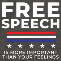 Free Speech Anti Cancel Culture Vector Backpack