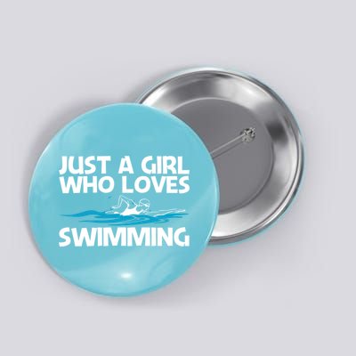 Funny Swimming Art Mom Swim Swimming Sport Swimmer Meaningful Gift Button
