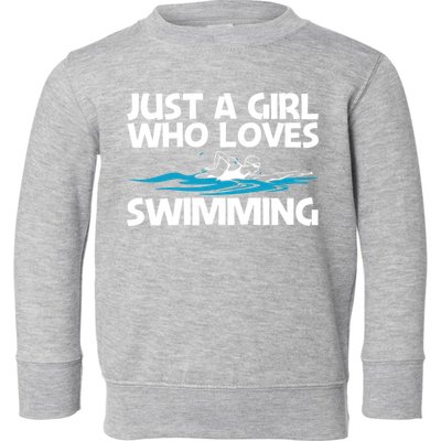 Funny Swimming Art Mom Swim Swimming Sport Swimmer Meaningful Gift Toddler Sweatshirt