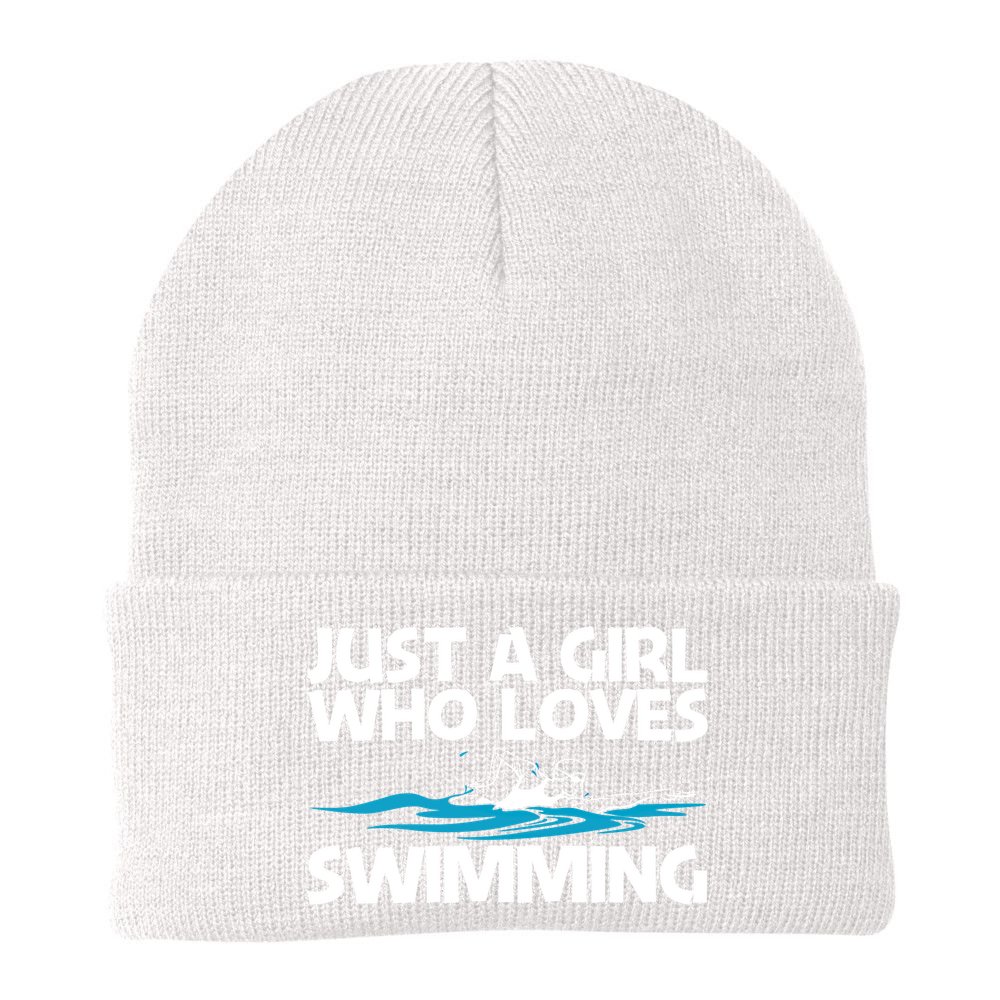 Funny Swimming Art Mom Swim Swimming Sport Swimmer Meaningful Gift Beanie
