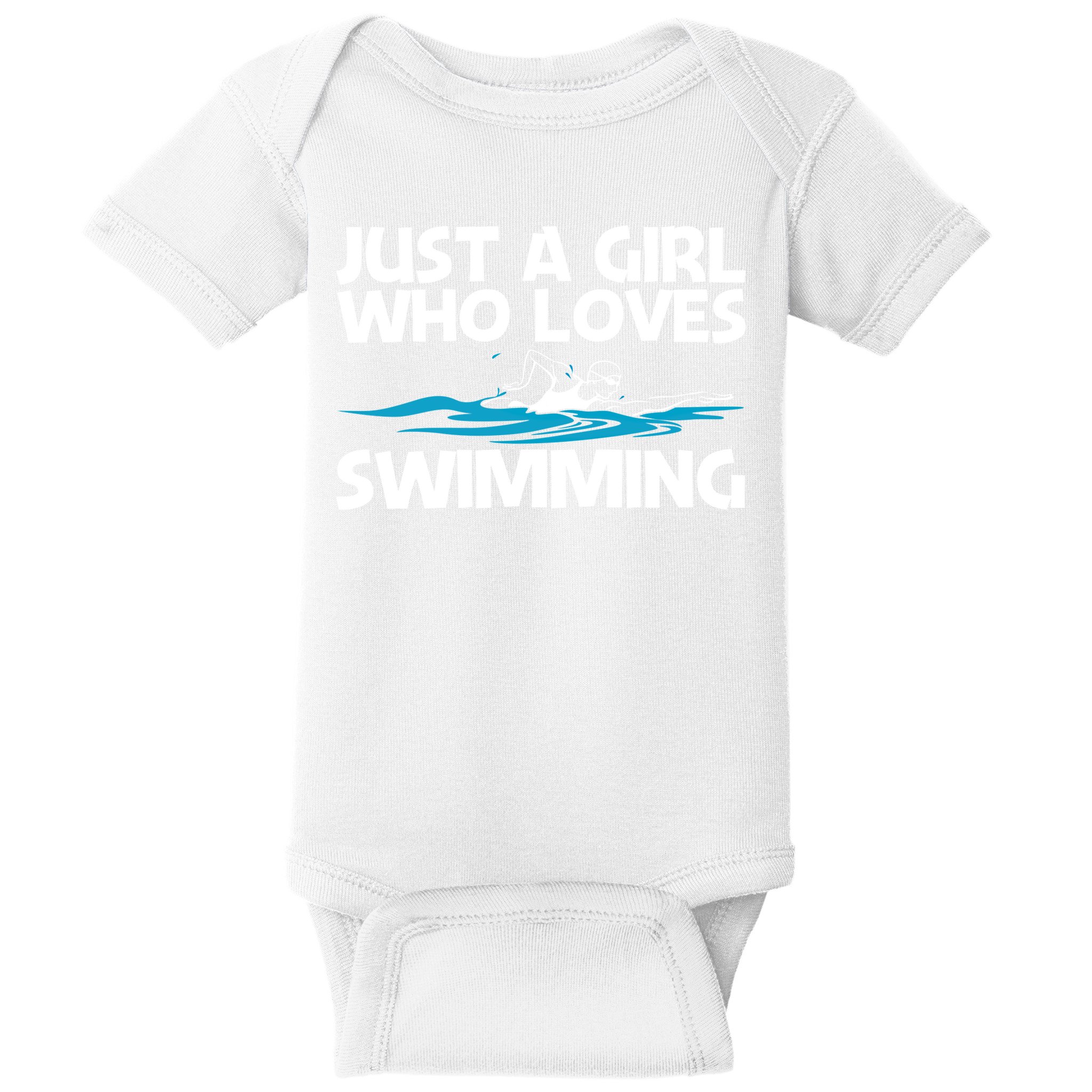 Funny Swimming Art Mom Swim Swimming Sport Swimmer Meaningful Gift Baby Bodysuit