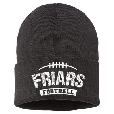 Friars Saint Anthony Football Distressed Hs Sustainable Knit Beanie