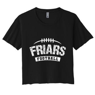 Friars Saint Anthony Football Distressed Hs Crop Top