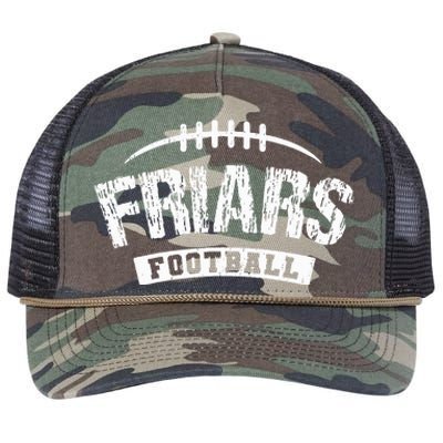 Friars Saint Anthony Football Distressed Hs Retro Rope Trucker Hat Cap