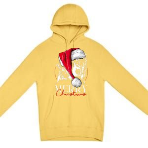 Funny Santa Aussie Australian Shepherd Merry Christmas Dog Premium Pullover Hoodie