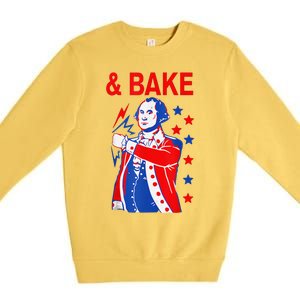 Funny Shake And Bake 4th Of July Couple Matching & Bake Premium Crewneck Sweatshirt