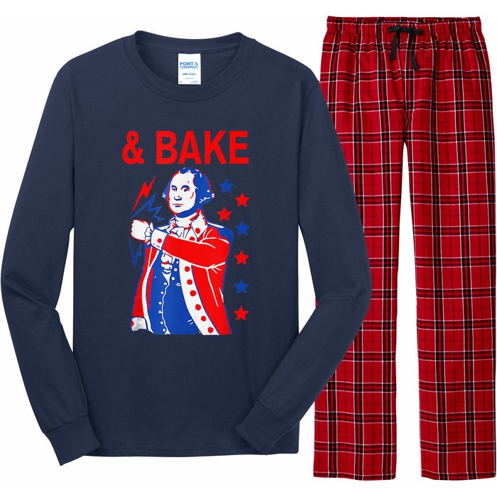 Funny Shake And Bake 4th Of July Couple Matching & Bake Long Sleeve Pajama Set