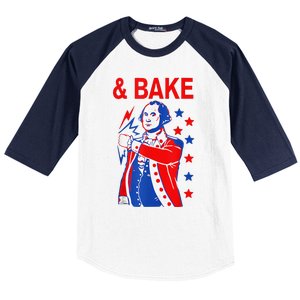 Funny Shake And Bake 4th Of July Couple Matching & Bake Baseball Sleeve Shirt