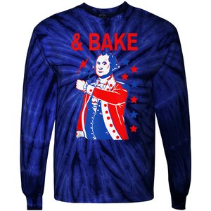 Funny Shake And Bake 4th Of July Couple Matching & Bake Tie-Dye Long Sleeve Shirt