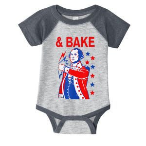 Funny Shake And Bake 4th Of July Couple Matching & Bake Infant Baby Jersey Bodysuit