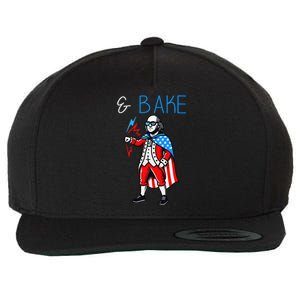 Funny Shake And Bake 4th Of July Couple Matching & Bake Wool Snapback Cap