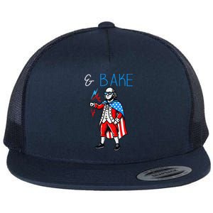 Funny Shake And Bake 4th Of July Couple Matching & Bake Flat Bill Trucker Hat