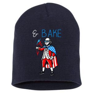 Funny Shake And Bake 4th Of July Couple Matching & Bake Short Acrylic Beanie