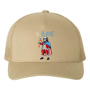 Funny Shake And Bake 4th Of July Couple Matching & Bake Yupoong Adult 5-Panel Trucker Hat