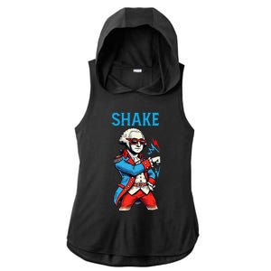 Funny Shake And Bake 4th Of July Couple Matching Shake Ladies PosiCharge Tri-Blend Wicking Draft Hoodie Tank