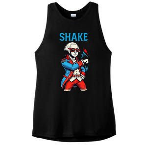 Funny Shake And Bake 4th Of July Couple Matching Shake Ladies PosiCharge Tri-Blend Wicking Tank