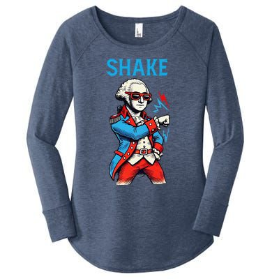 Funny Shake And Bake 4th Of July Couple Matching Shake Women's Perfect Tri Tunic Long Sleeve Shirt