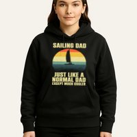 Funny Sailing Art For Dad Sailing Sailor Sail Sailboat Hoodie