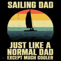 Funny Sailing Art For Dad Sailing Sailor Sail Sailboat Flatbill Hat