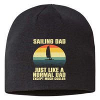 Funny Sailing Art For Dad Sailing Sailor Sail Sailboat Sustainable Beanie