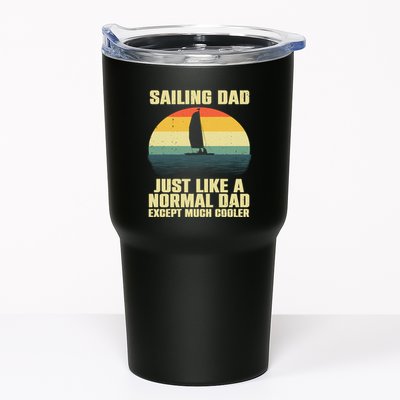 Funny Sailing Art For Dad Sailing Sailor Sail Sailboat Tumbler