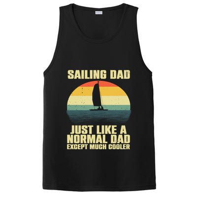 Funny Sailing Art For Dad Sailing Sailor Sail Sailboat PosiCharge Competitor Tank