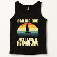 Funny Sailing Art For Dad Sailing Sailor Sail Sailboat Tank Top