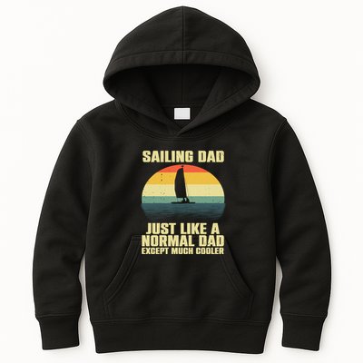 Funny Sailing Art For Dad Sailing Sailor Sail Sailboat Kids Hoodie