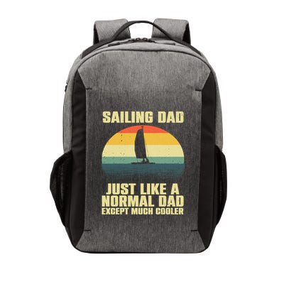 Funny Sailing Art For Dad Sailing Sailor Sail Sailboat Vector Backpack