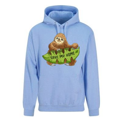 Funny Sloth Arbor Day Deforestation Earth Day Women Unisex Surf Hoodie