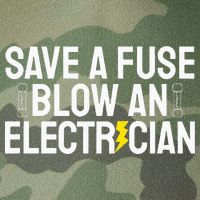 Funny Save A Fuse Blow An Electrician Legacy Tie Dye Trucker Hat