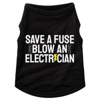 Funny Save A Fuse Blow An Electrician Doggie Tank