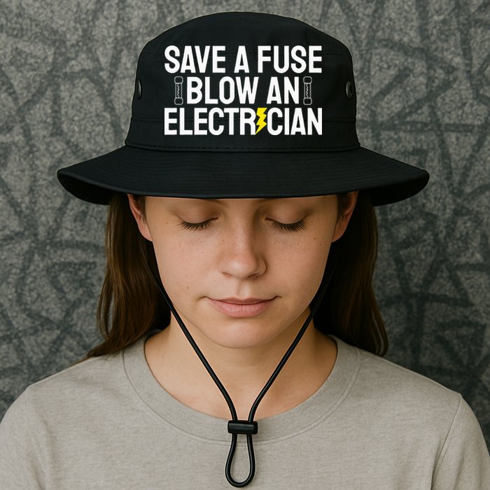 Funny Save A Fuse Blow An Electrician Bucket Hat