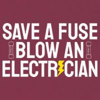 Funny Save A Fuse Blow An Electrician 16oz Travel Tumbler
