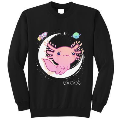 Funny Space Axolotl Kawaii Pastel Goth Japan Anime Comic Sweatshirt