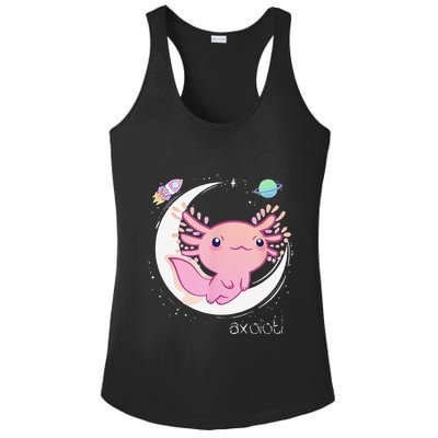 Funny Space Axolotl Kawaii Pastel Goth Japan Anime Comic Ladies PosiCharge Competitor Racerback Tank