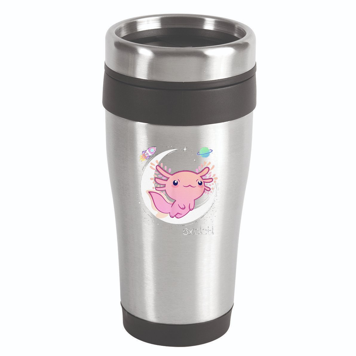 Funny Space Axolotl Kawaii Pastel Goth Japan Anime Comic 16oz Travel Tumbler