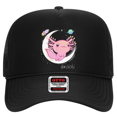 Funny Space Axolotl Kawaii Pastel Goth Japan Anime Comic Trucker Hat
