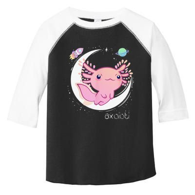 Funny Space Axolotl Kawaii Pastel Goth Japan Anime Comic Toddler Fine Jersey T-Shirt