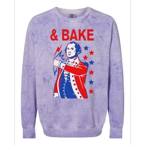 Funny Shake And Bake 4th Of July Couple Matching & Bake Colorblast Crewneck Sweatshirt