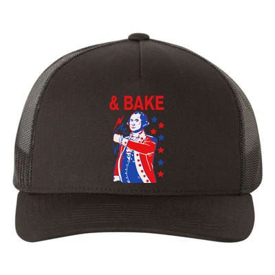 Funny Shake And Bake 4th Of July Couple Matching & Bake Yupoong Adult 5-Panel Trucker Hat