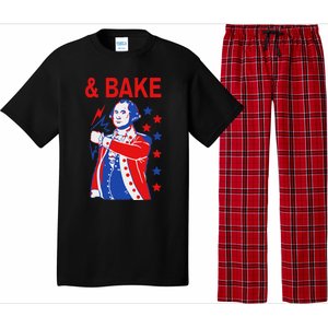 Funny Shake And Bake 4th Of July Couple Matching & Bake Pajama Set