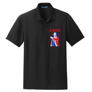 Funny Shake And Bake 4th Of July Couple Matching & Bake Dry Zone Grid Polo