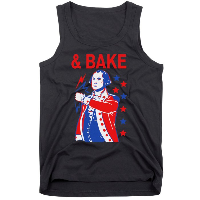 Funny Shake And Bake 4th Of July Couple Matching & Bake Tank Top