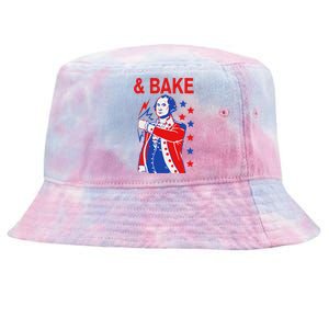 Funny Shake And Bake 4th Of July Couple Matching & Bake Tie-Dyed Bucket Hat