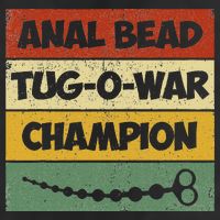 Funny Sayings Anal Bead Tug O War Champion 11oz C Handle Ceramic Mug